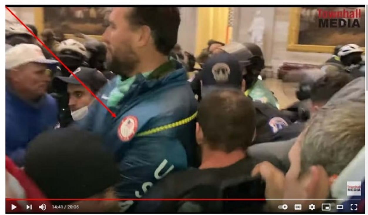 Olympic gold medalist who stormed the Capitol pleads to felony ...