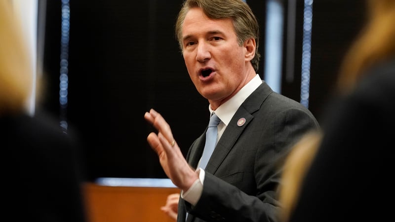 The administration of Virginia Gov. Glenn Youngkin, shown here in 2022, is fighting to protect a policy that critics say systematically and unfairly purges some voters.