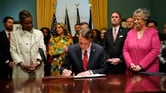 Virginia Gov. Glenn Youngkin signs executive orders