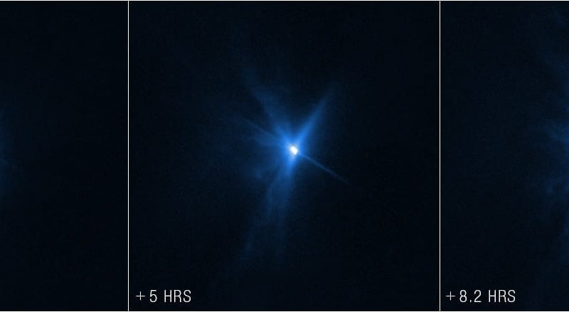 Webb and Hubble record probe crashing into asteroid | Courthouse News ...