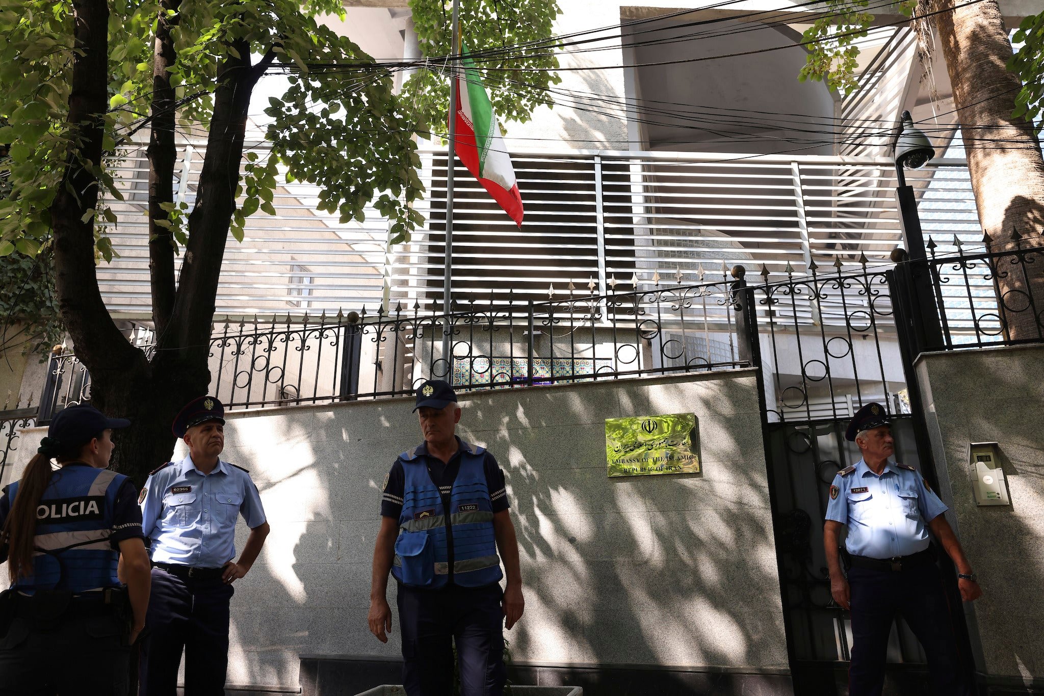 Albanian police force open Iranian Embassy after expulsions