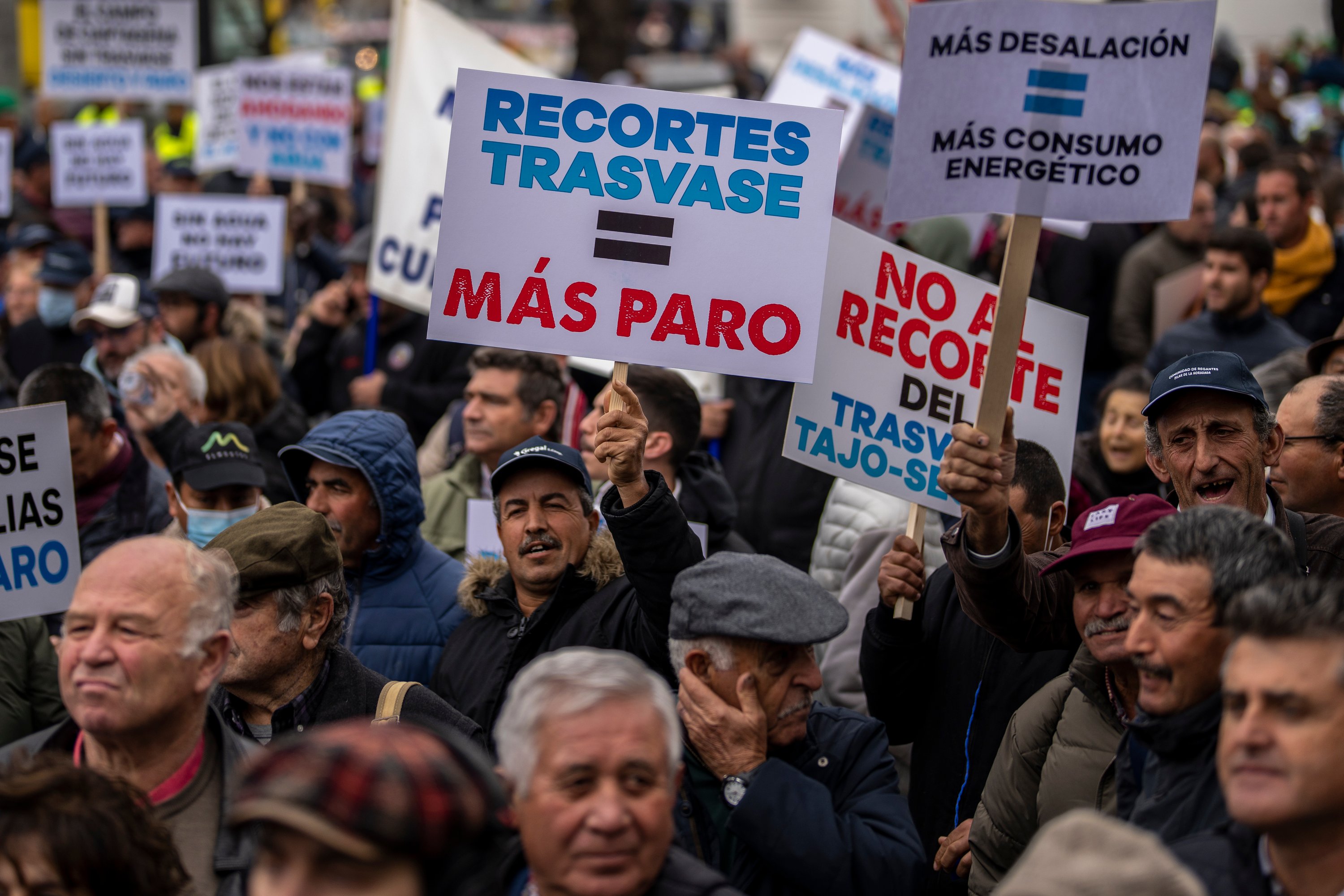 Spanish farmers protest ecological threshold for Tagus River ...