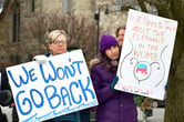 Abortion protest in Wisconsin