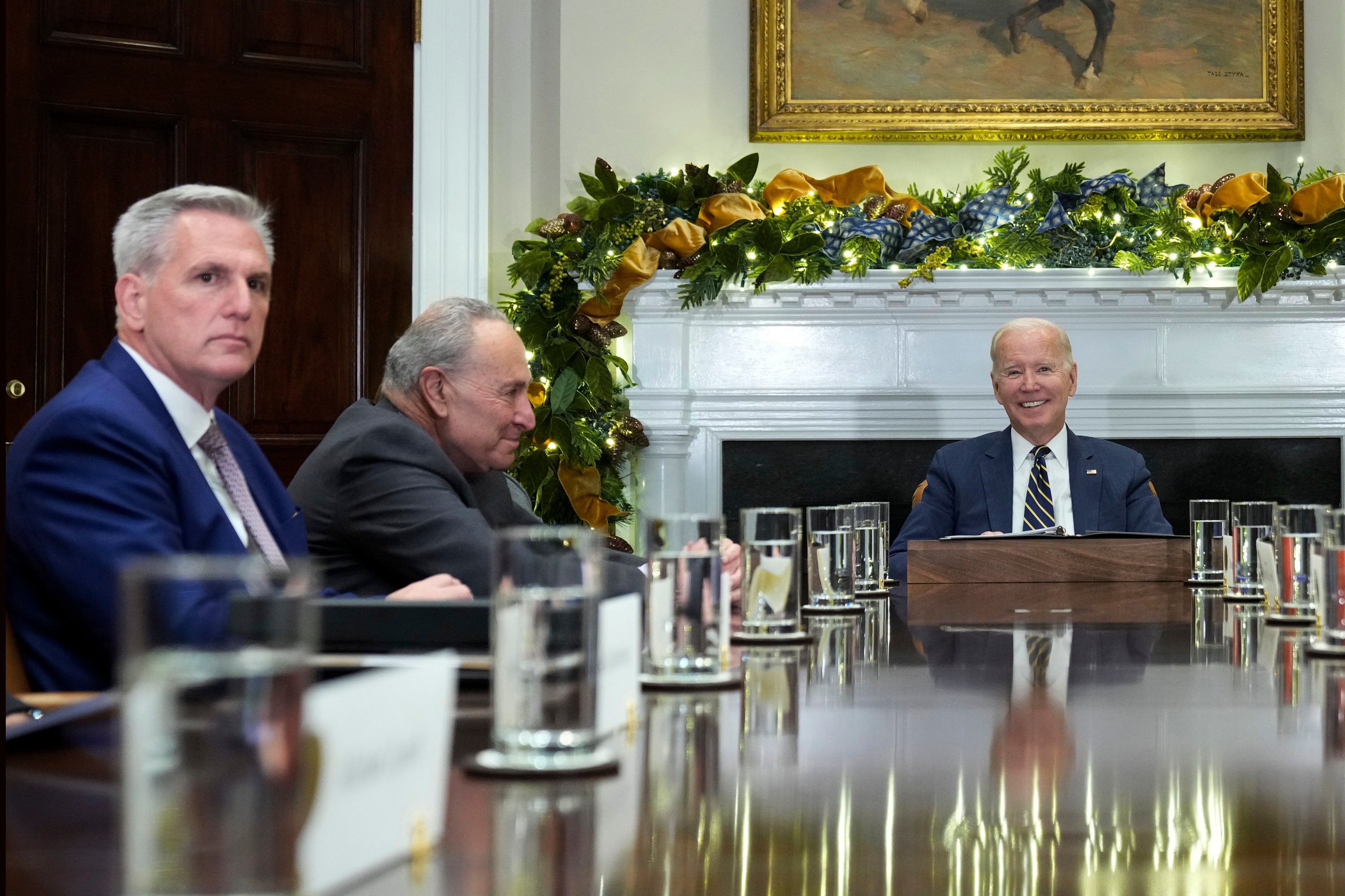 Biden and congressional leaders at impasse on debt ceiling after