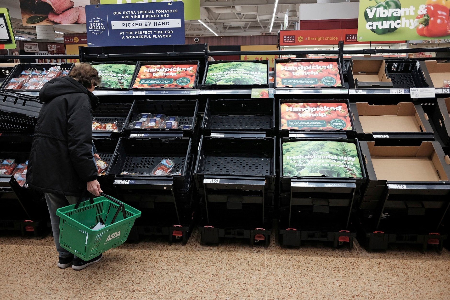 Supermarkets begin rationing fruit and vegetables