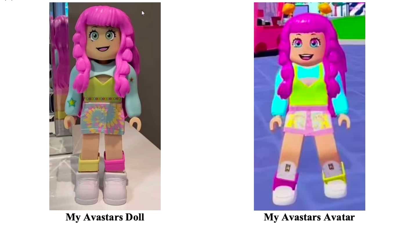 ROBLOX Building Block Dolls Assemble Virtual World Games and Dolls