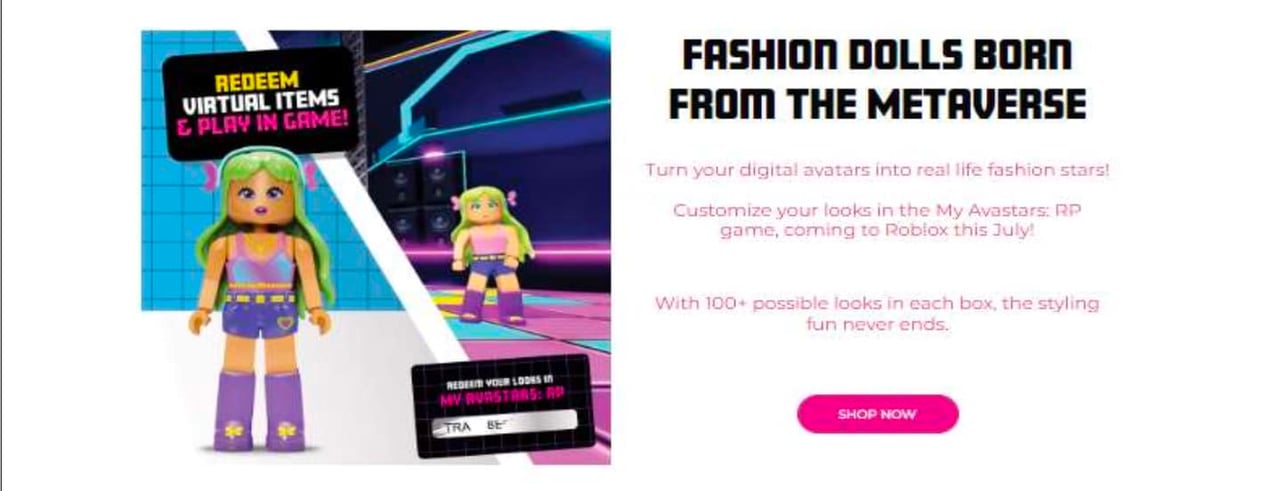 My Avastars Doll Line and 'Roblox' Game Bring the Metaverse to the