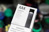 A Juul electronic cigarette starter kit.