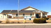 Site of a former funeral home in Montrose, Colo.