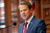 Brian Kemp delivers a speech on the Georgia House floor.