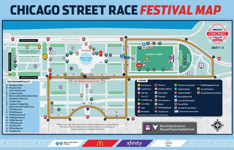 Parking for NASCAR Weekend in Chicago