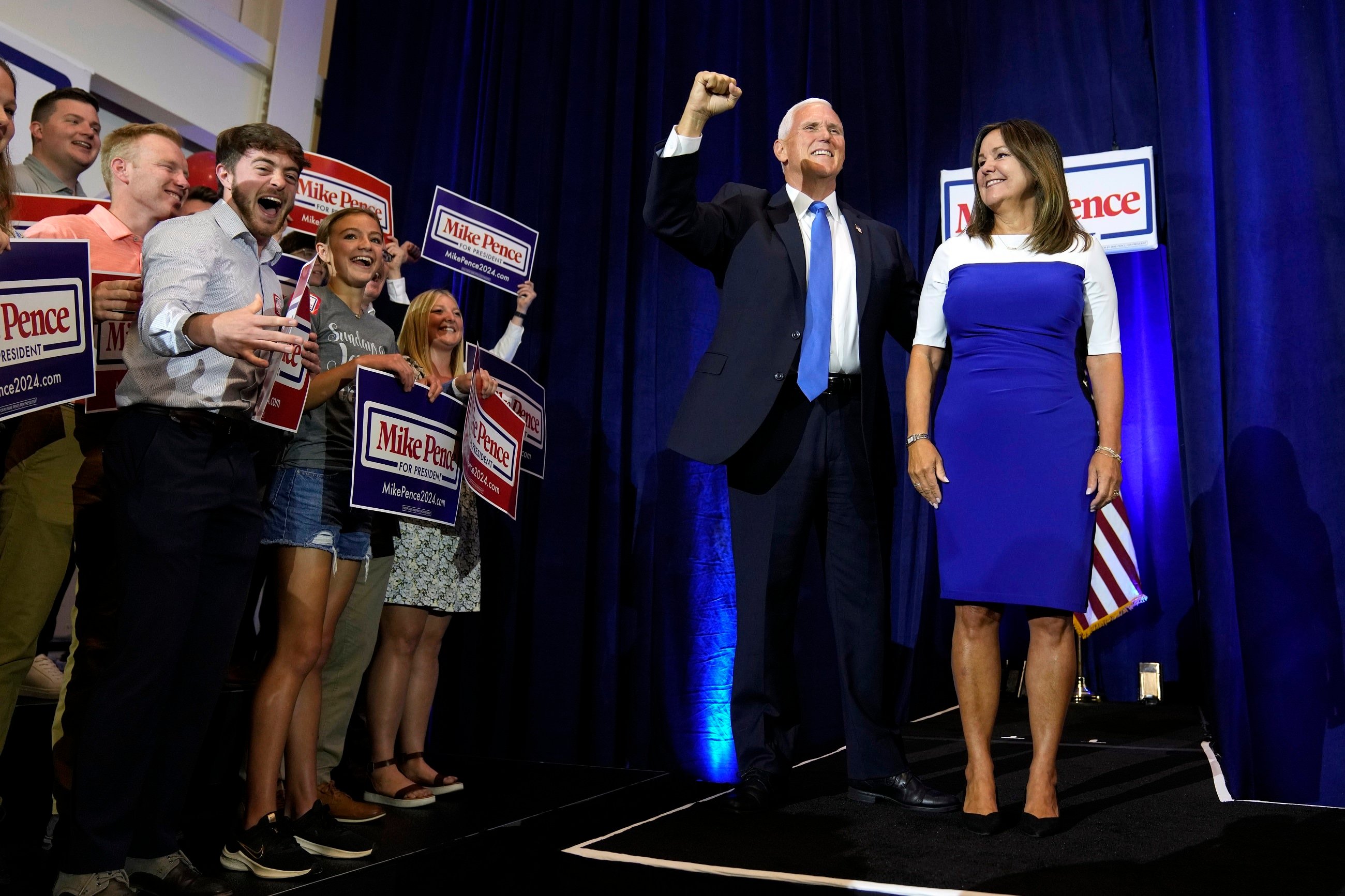 Mike Pence throws his hat in ring for presidential race Courthouse