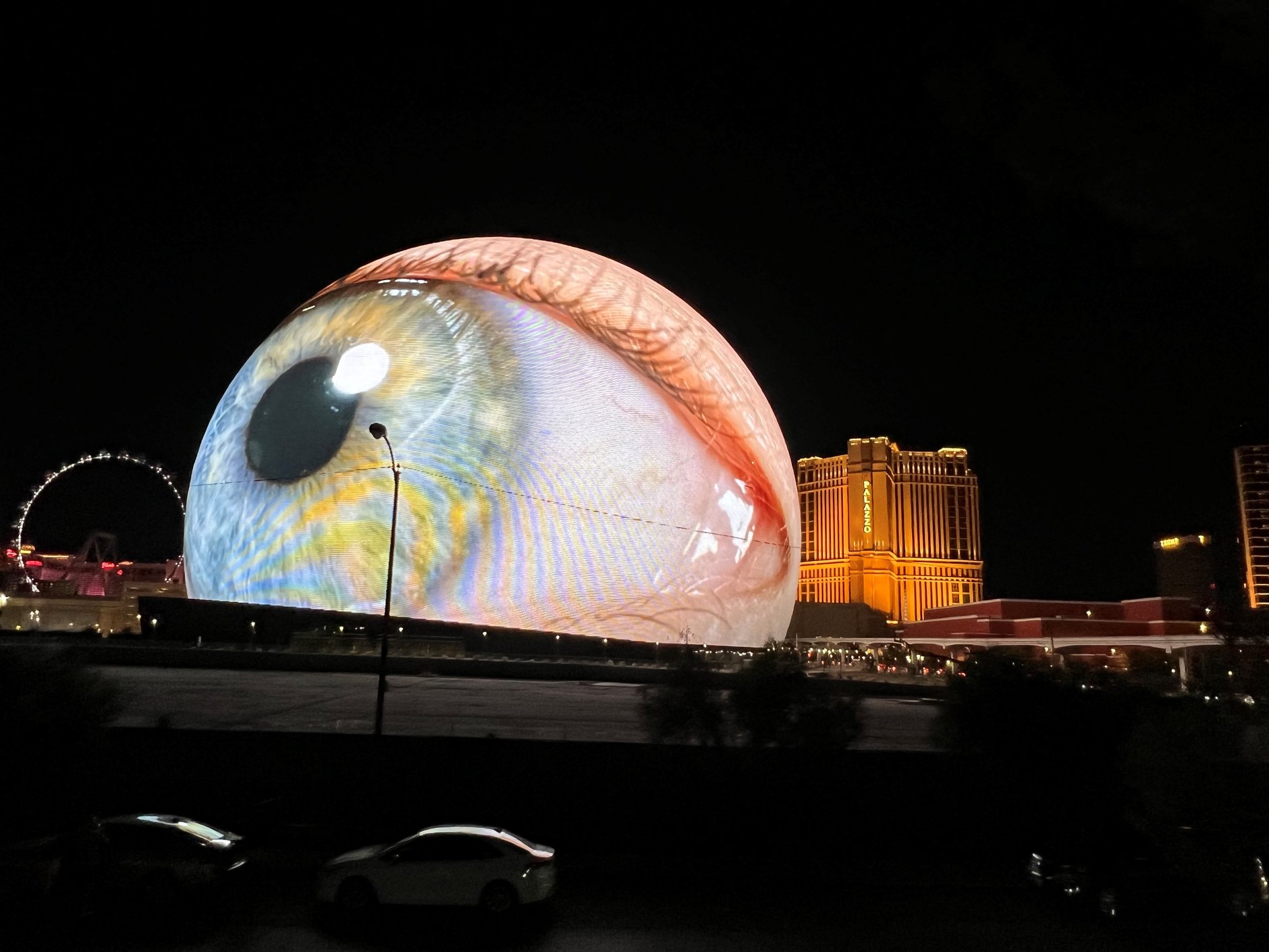 The Sphere mesmerizing Las Vegas months before opening