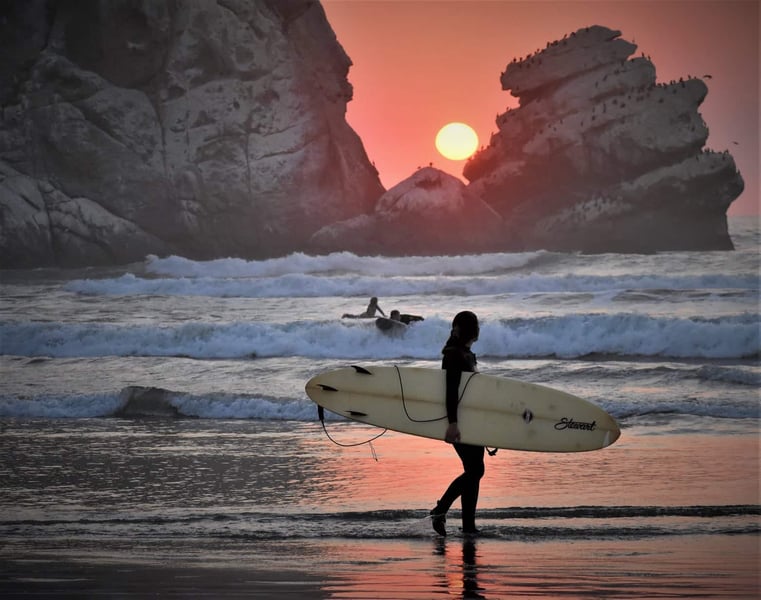 A proposed offshore wind project won't be seen from the beaches at Morro Rock.