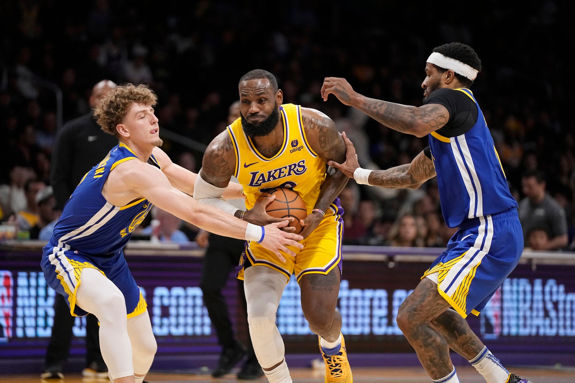 At the NBA Finals, an unusual change of footwear