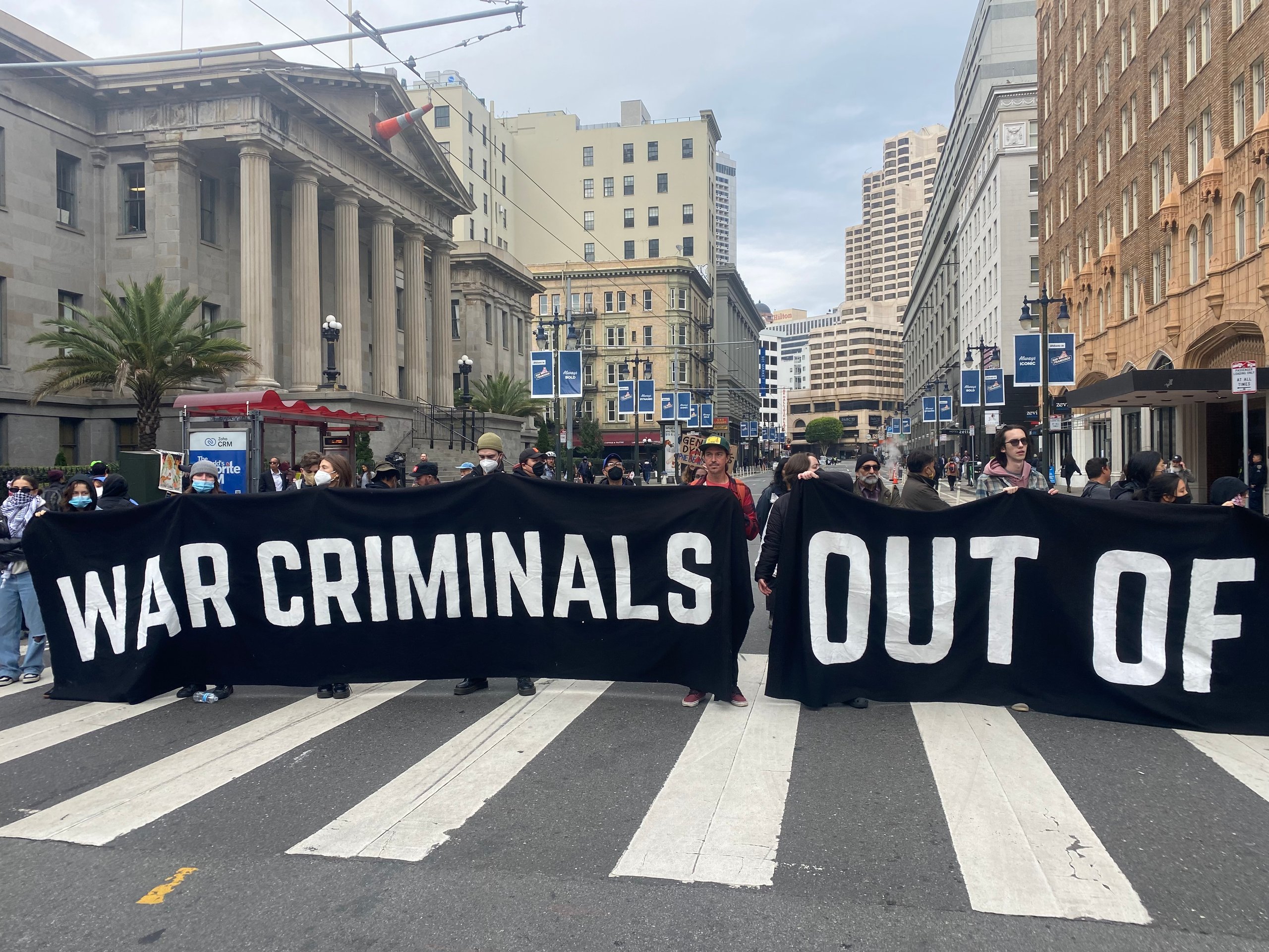 Protests against world leaders fill San Francisco streets as APEC