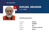 A red notice from Interpol for Gregorian Bivolaru.