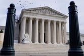 The Supreme Court, a white columned building.