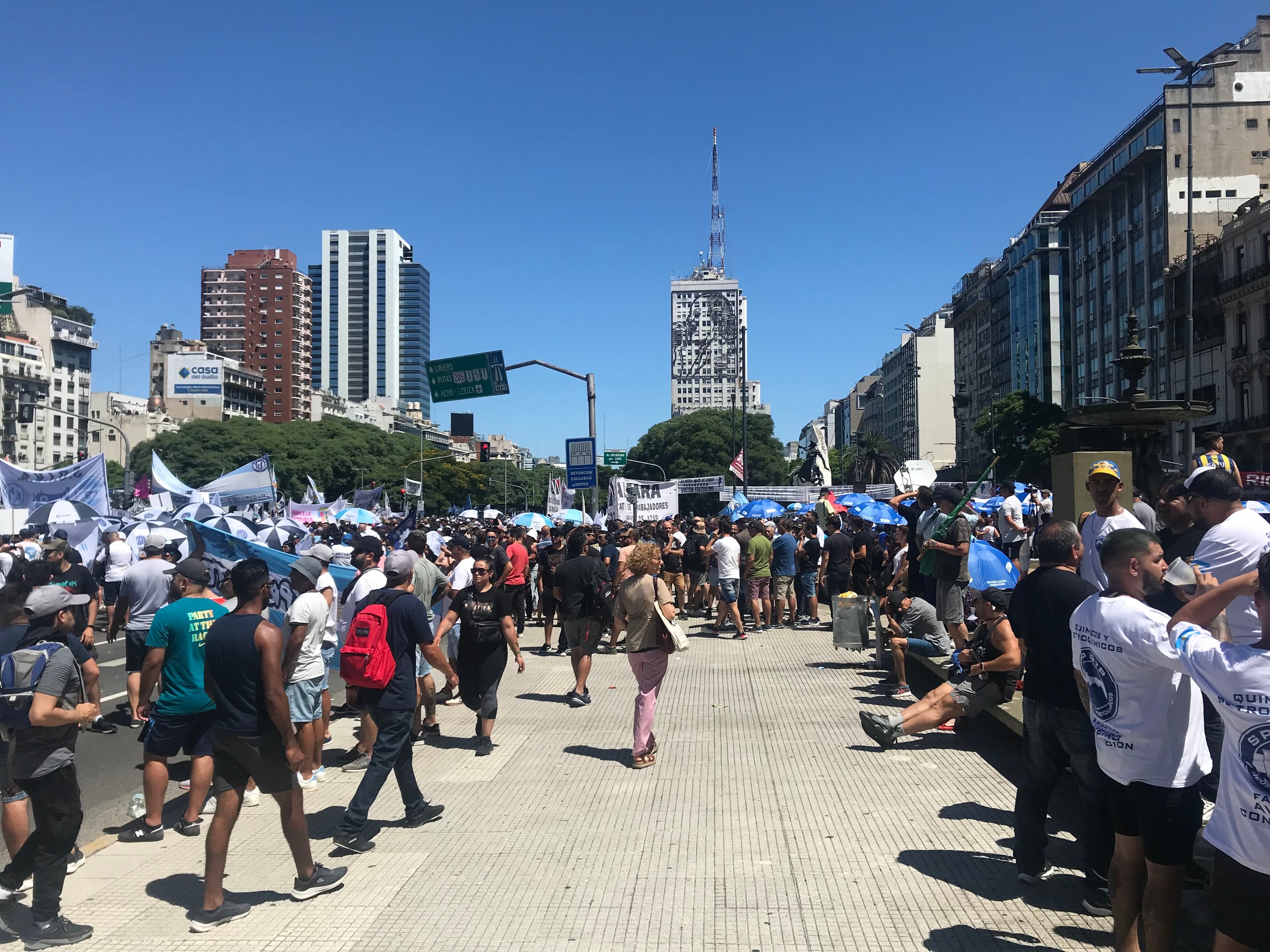 Argentine workers stage nationwide strike to protest Javier Milei’s ...