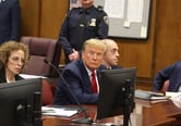 Trump at Manhattan criminal court