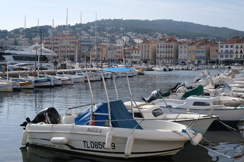 The harbor of La Ciotat, France