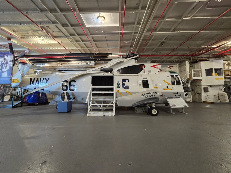 Sea King Helicopter on display