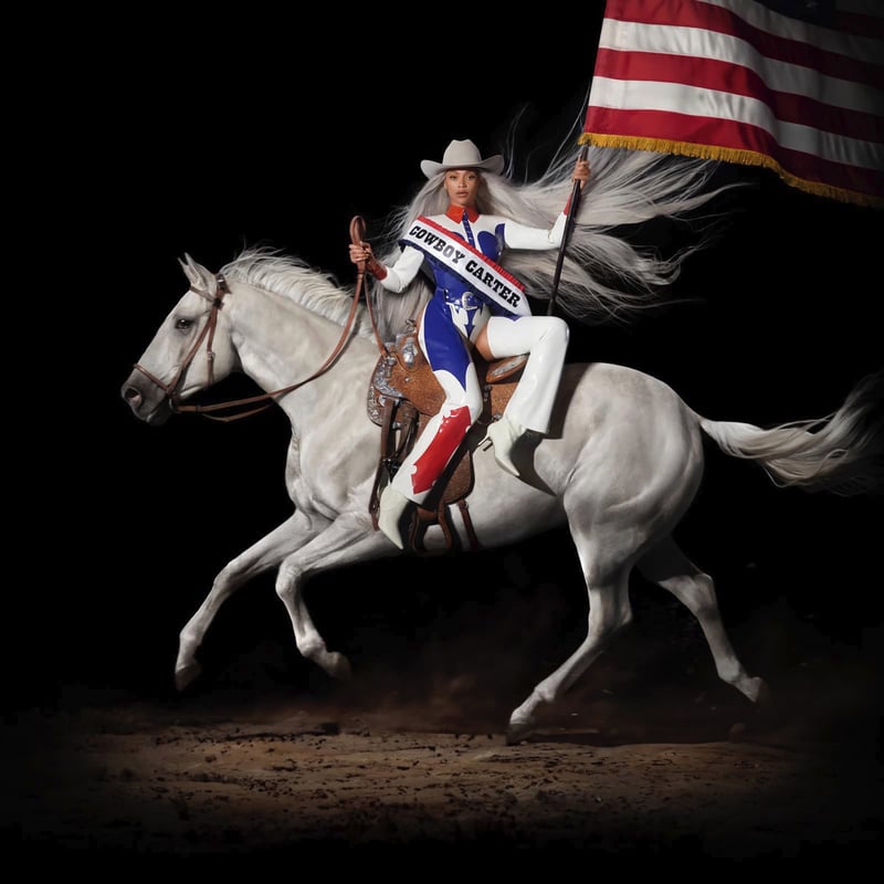 The album cover for "Act II: Cowboy Carter."