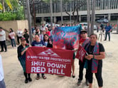 Red Hill demonstrators