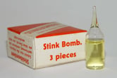 Stink bomb and packaging