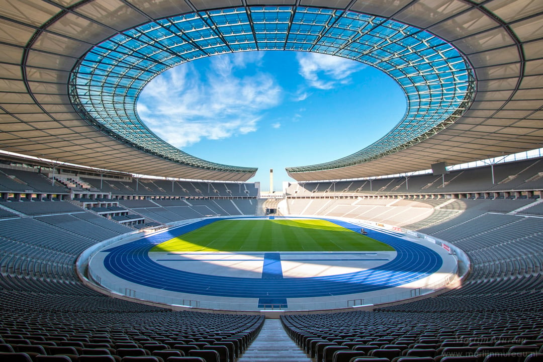 Olympiastadion, the Olympic Stadium in Berlin, Germany
