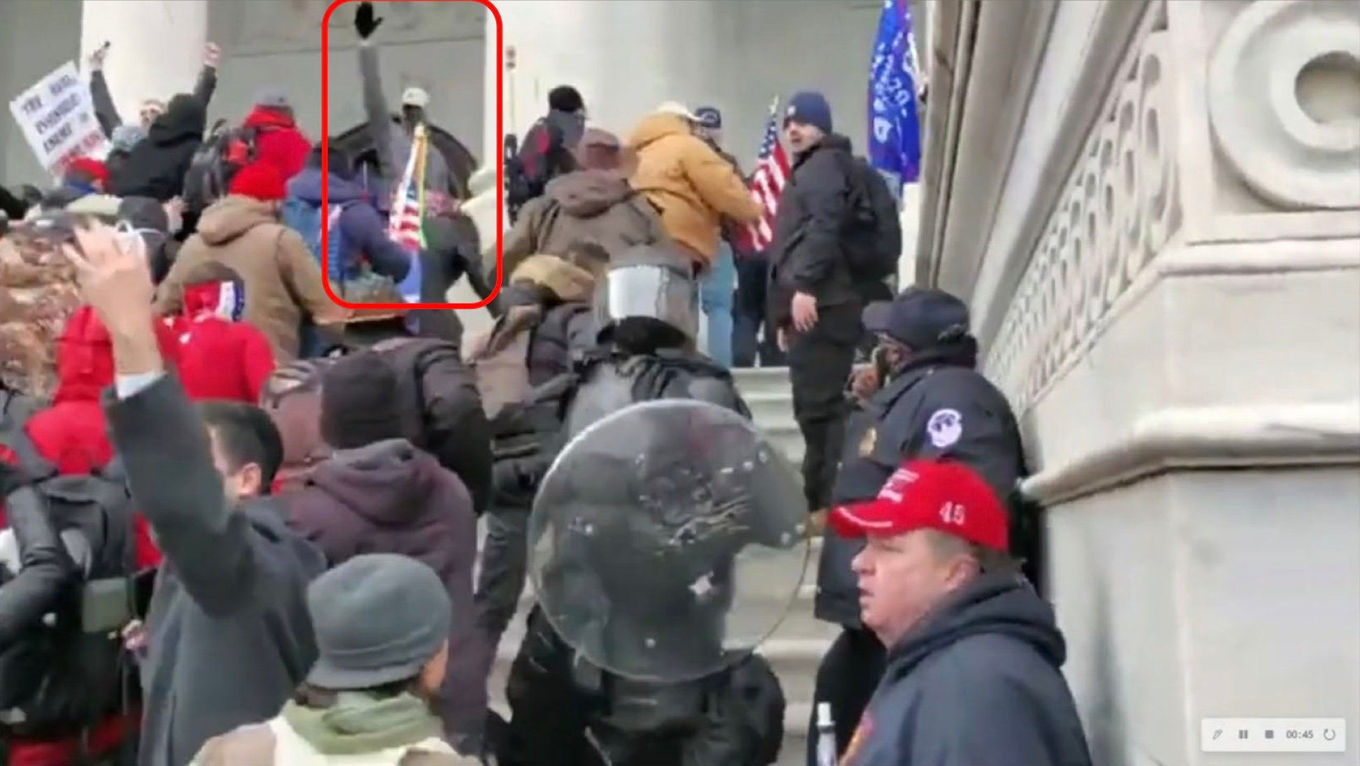 Ex-Marine who made Nazi salute at Capitol riot sentenced to 5 years in ...