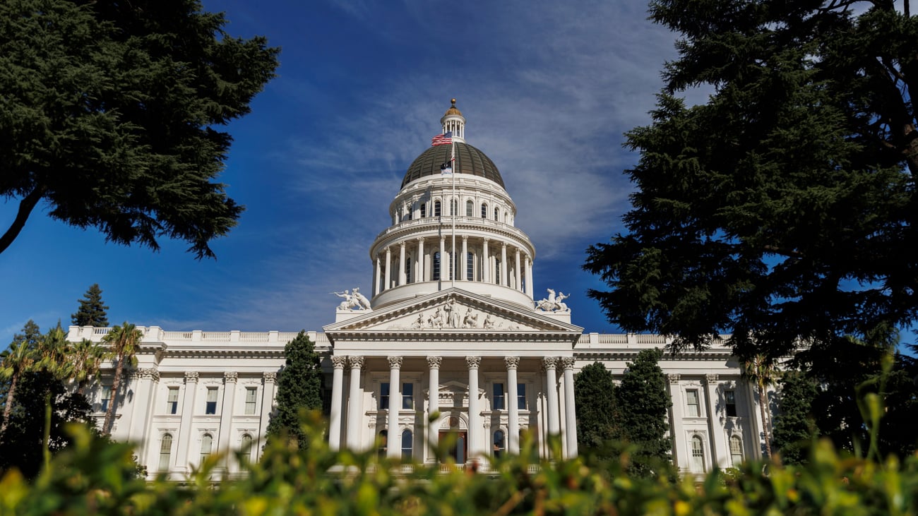 FILE - The dome is photographed at the California State Capitol on Monday, Aug. 5, 2024, in Sacramento, Calif. (AP Photo/Juliana Yamada, File)