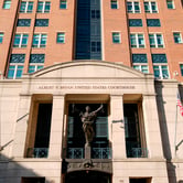 The U.S. District Court for the Eastern District of Virginia on Monday, Sept. 9, 2024, in Alexandria, Va.
