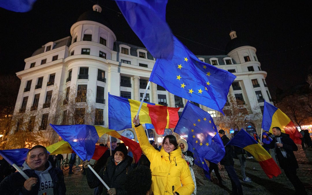 Romania’s top court annuls first round of presidential vote won by far-right candidate