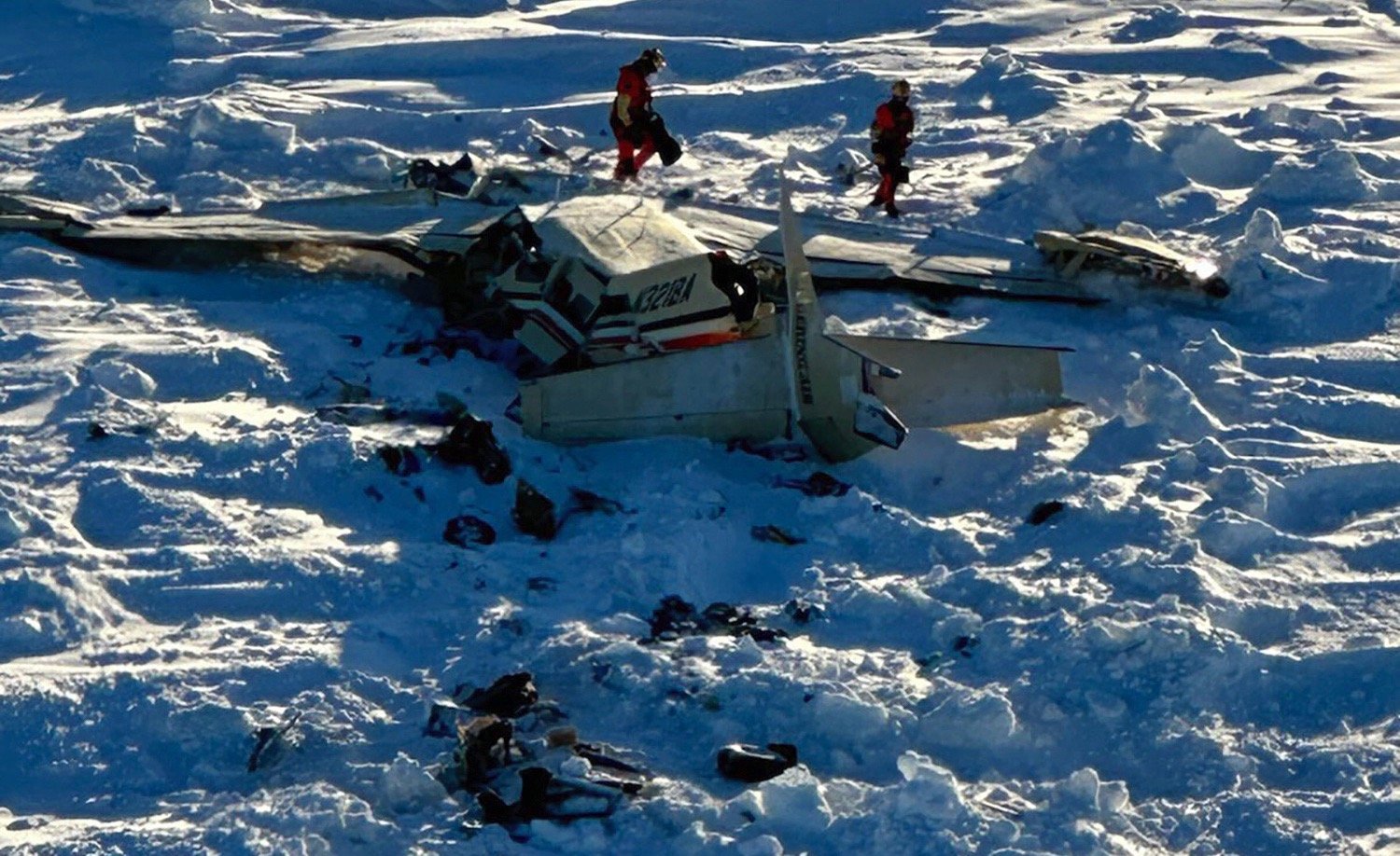 Missing commuter plane found crashed on Alaska sea ice and all 10