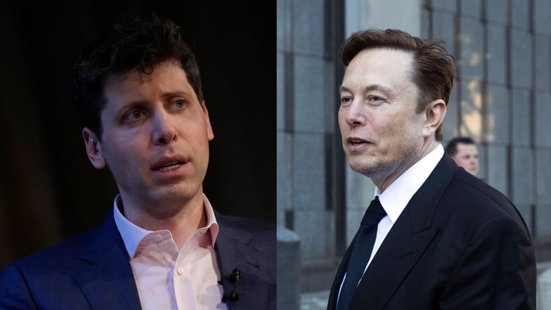 Two men are edited side-by-side.