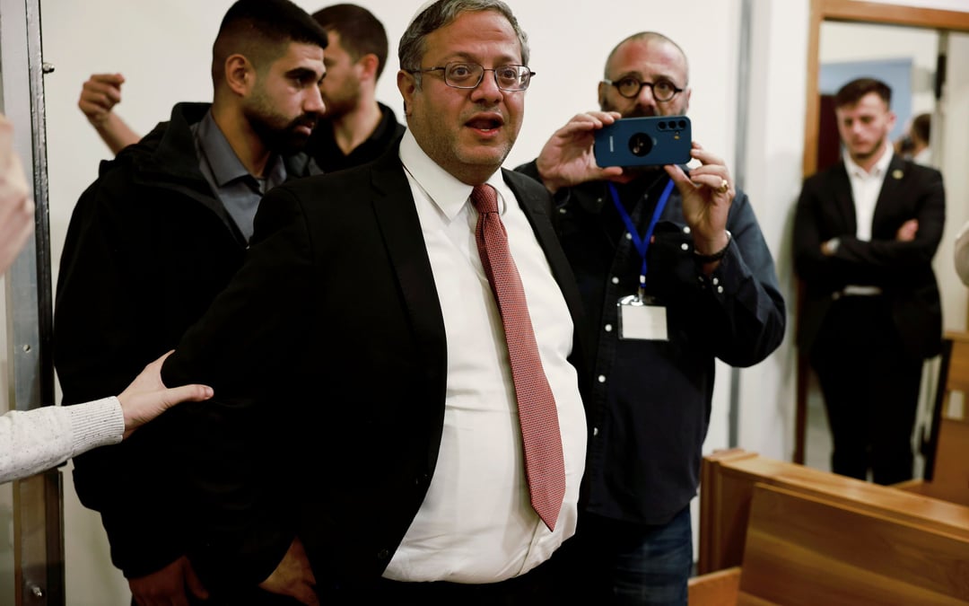US visit by far-right Israeli minister draws tense protests and ‘big fissures’ in Jewish community