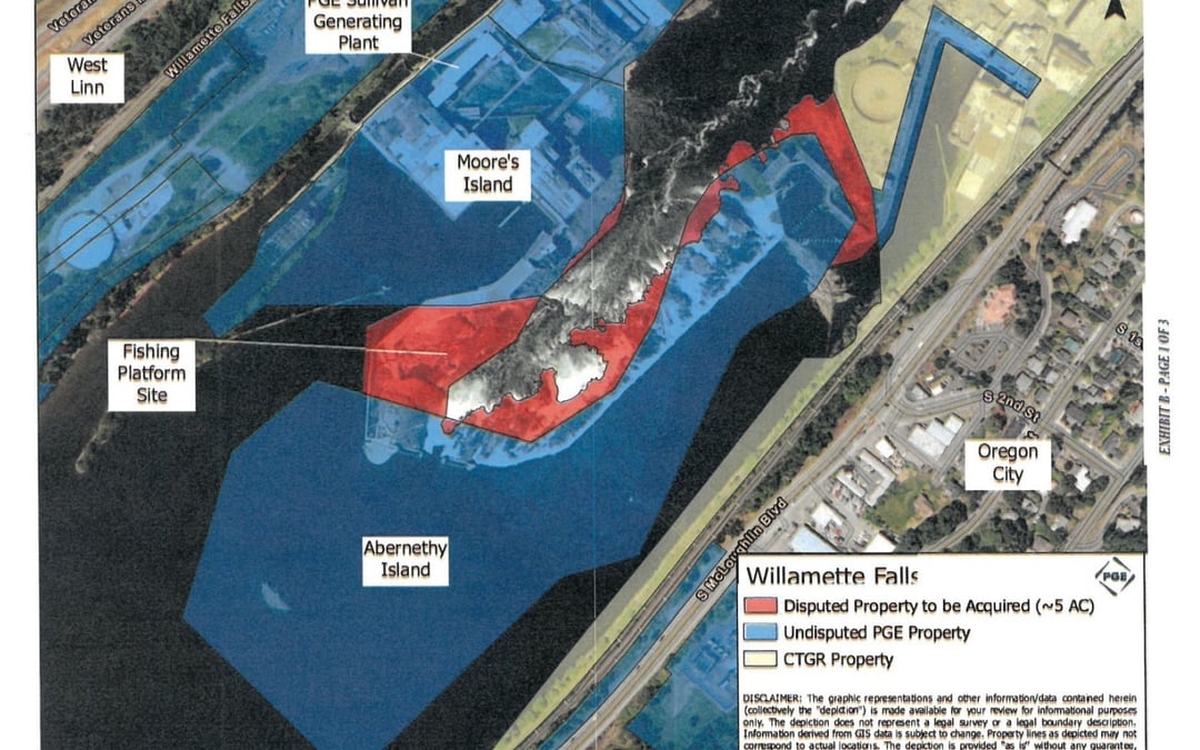Oregon tribe spars with power company over fishing platform at center of land fight