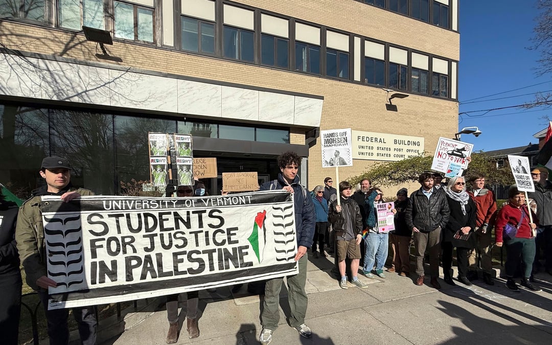 Palestinian student remains detained in Vermont with a hearing set for next week