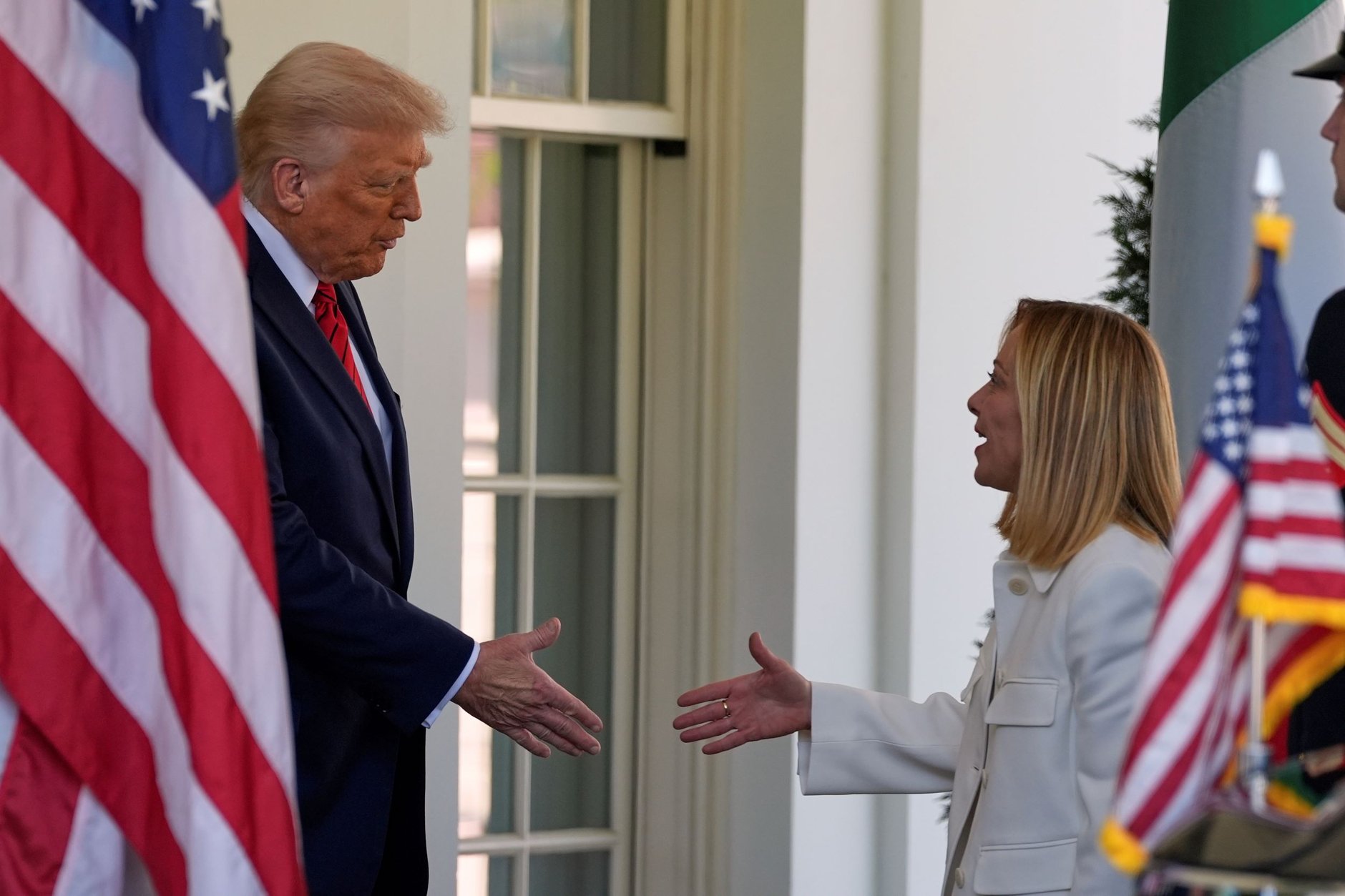 Italy PM Meloni meets Trump, seeks to repair US-EU relations | Courthouse  News Service