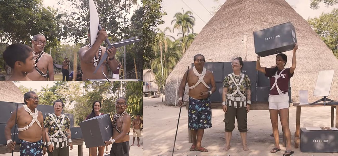 Amazonian tribe that received Starlink satellite internet cries foul ...