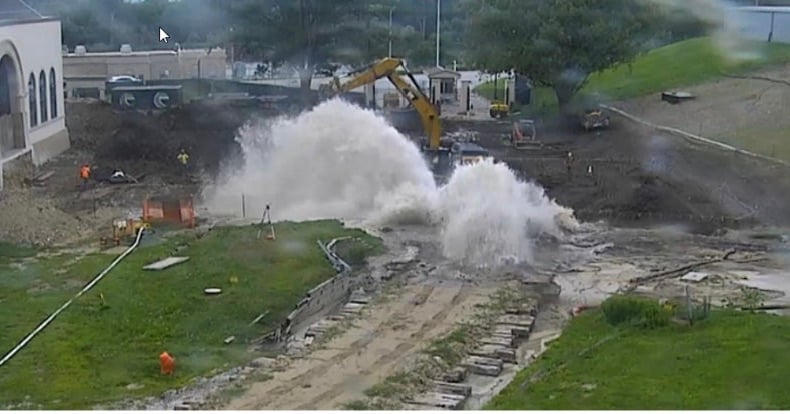 Does the rupture speak for itself? Issue over water pipe break argued in Omaha courtroom