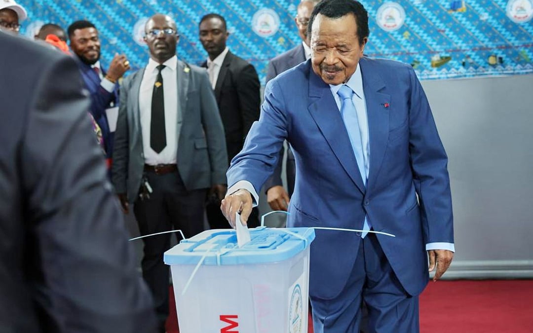 World’s oldest president, Paul Biya, wins Cameroon election at 92
