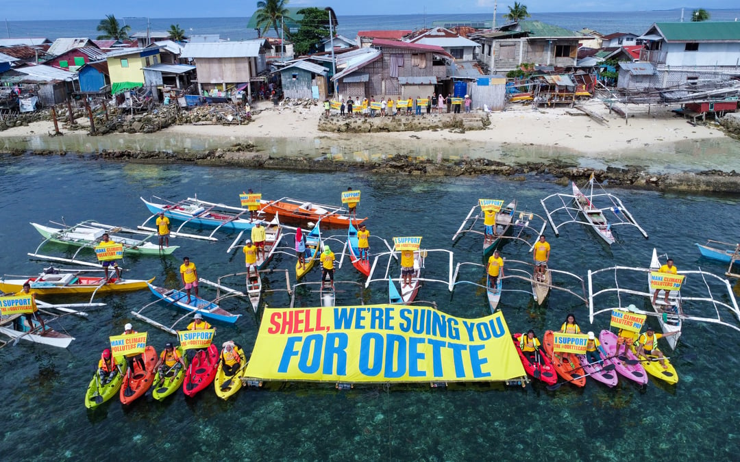Filipino typhoon victims sue Shell in landmark climate case