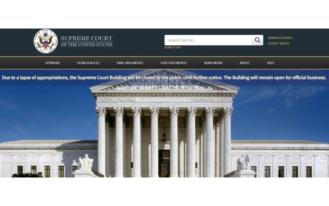 Federal courts grind to a halt as shutdown drags into another week