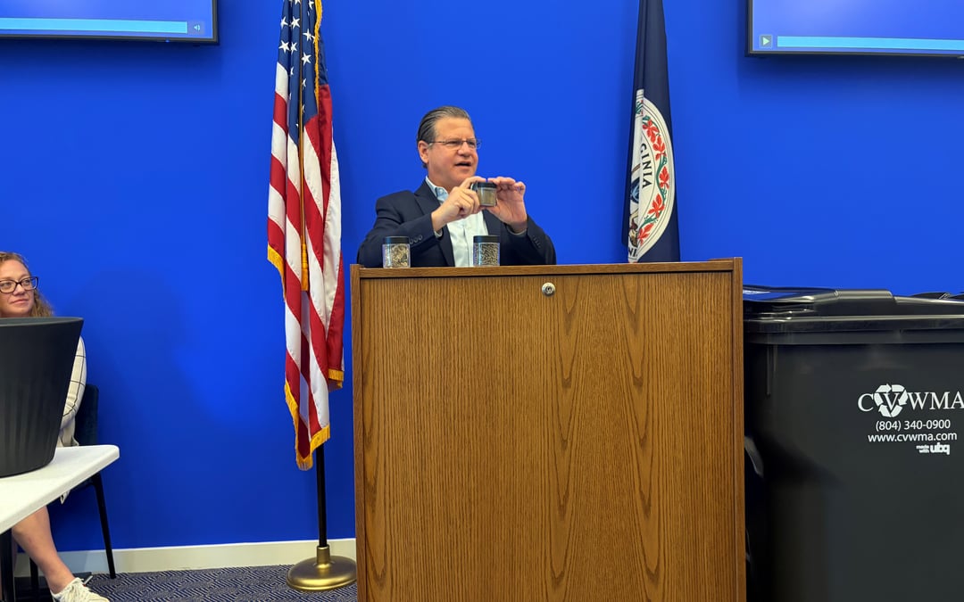 Virginia rolls out trash bins made of trash 