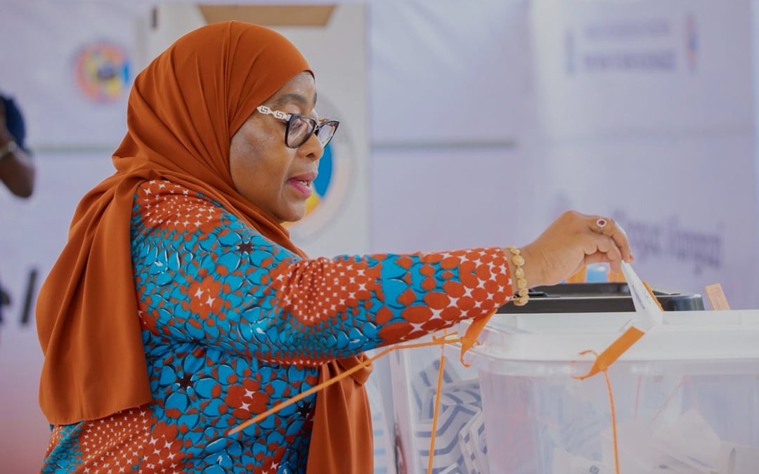 Tanzanian President Hassan wins disputed election with more than 97% of vote, official results show
