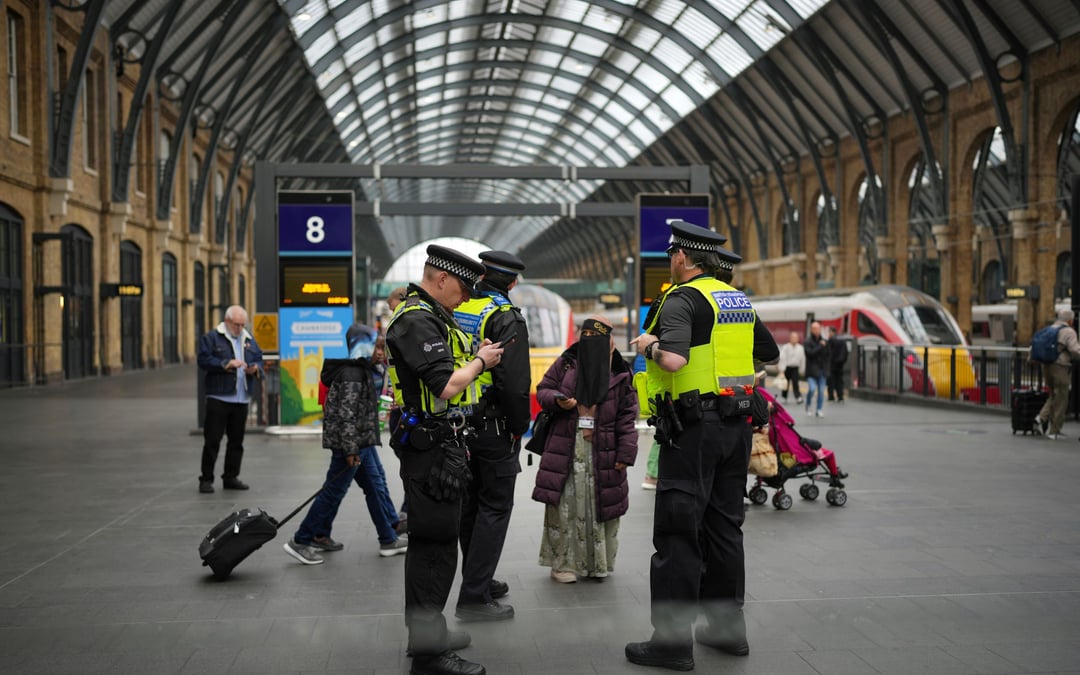 UK police charge man with attempted murder over train stabbing that wounded 11 people