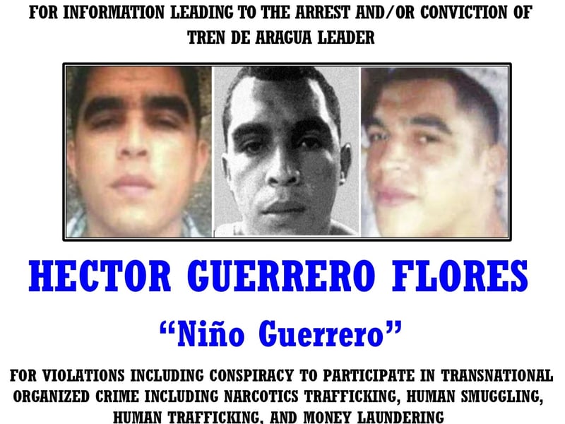 Feds charge Tren de Aragua leader on terrorism, drug, gun offenses |  Courthouse News Service