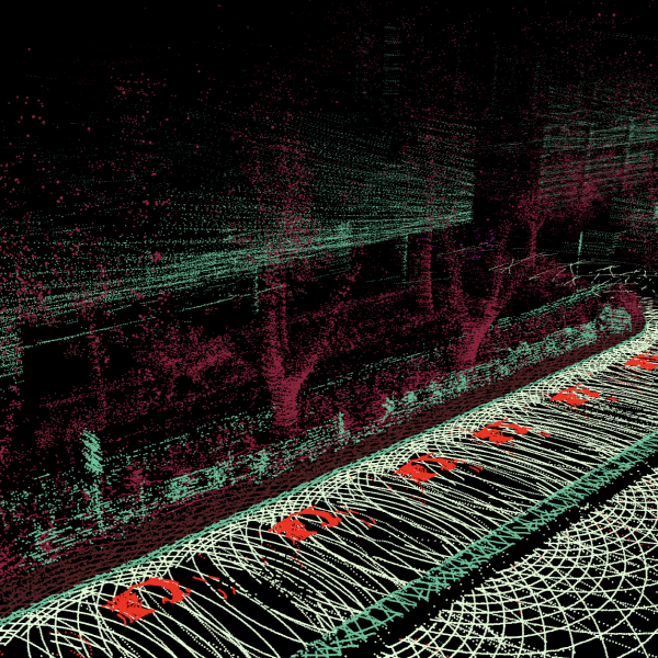 vegetation seen through LiDAR